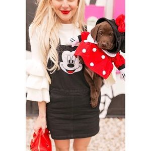 Disney Mickey Mouse Denim Overall Dress